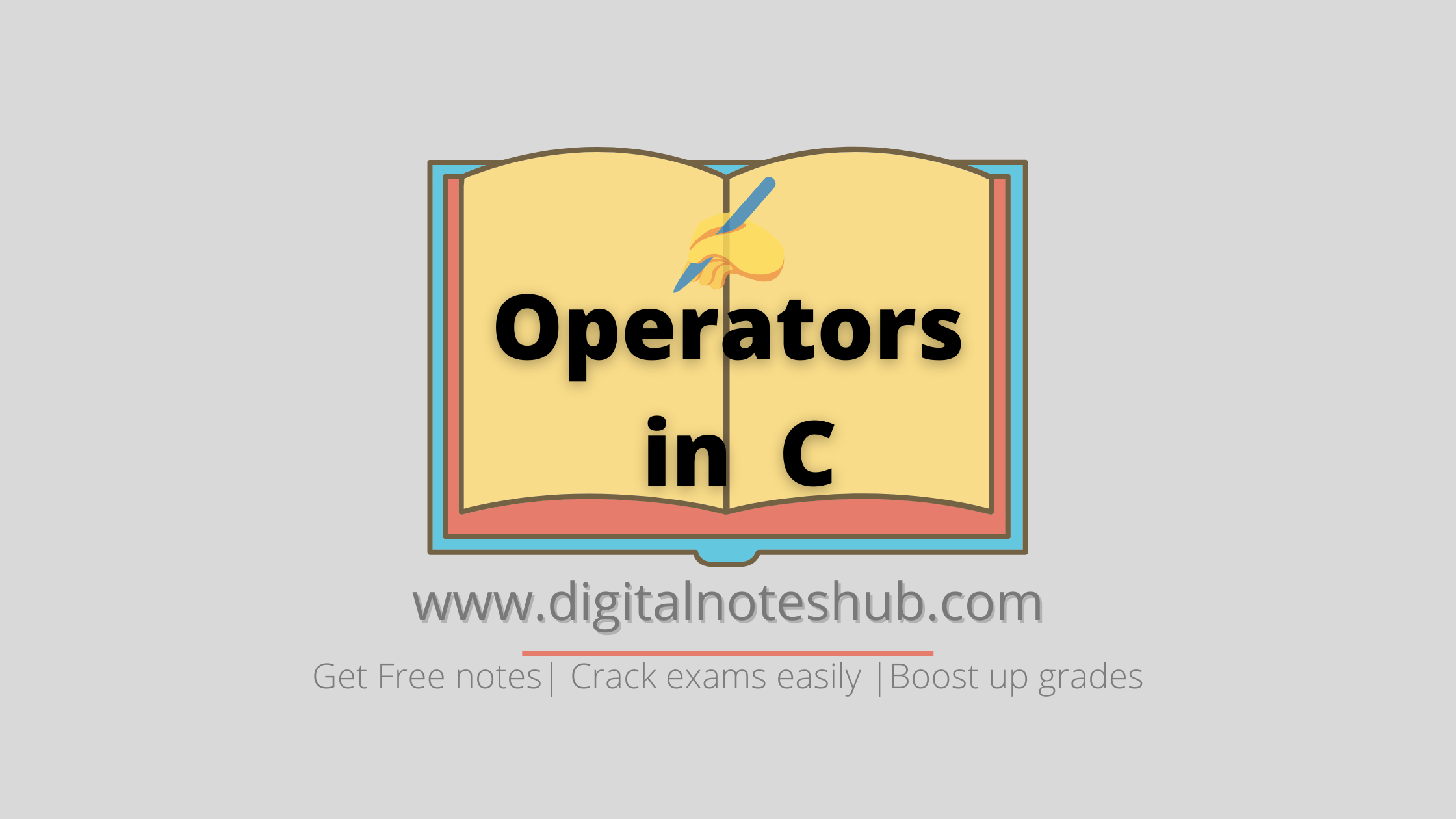 Operators in c language with types digitalnoteshub