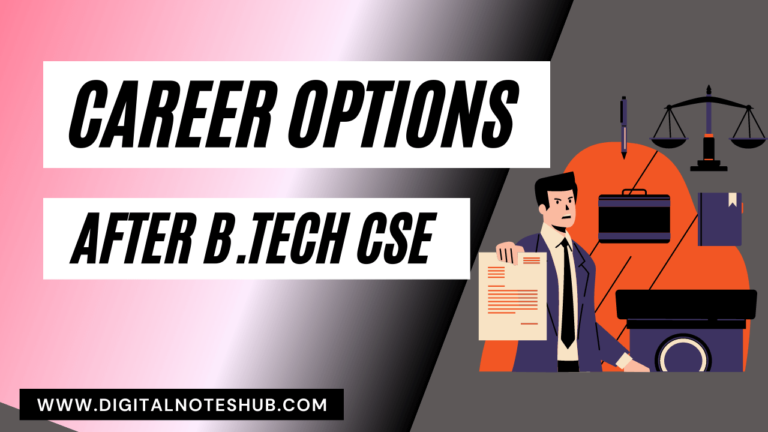 What Are The Career Options After Btech CSE? Top 22